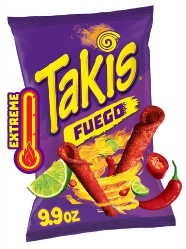 Takis Fuego Hot Chili Pepper Lime Rolled Tortilla Chips 9 9 Oz Kroger