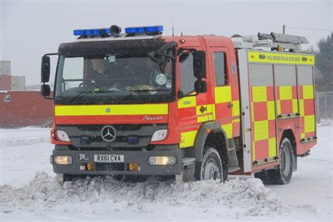 Fire Engines Photos Newbury 4x4 Mercedes Atego Rx61cva