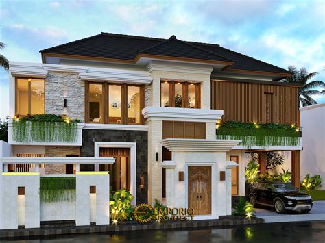 Desain Rumah Villa Bali 2 Lantai Bapak Anang Yogyakarta