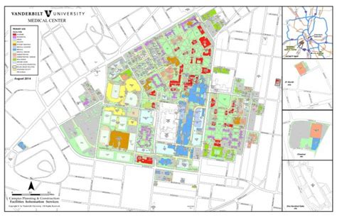 35 Vanderbilt University Campus Map Maps Database Source