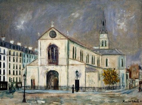 Maurice Utrillo Notre Dame De Clignancourt Painting Musée Dorsay