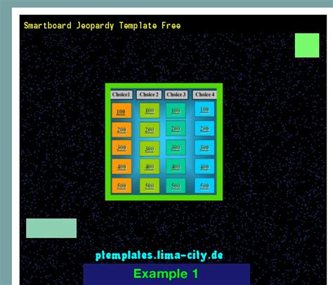 Smartboard Jeopardy Template Unlock Your Classrooms Potential Free