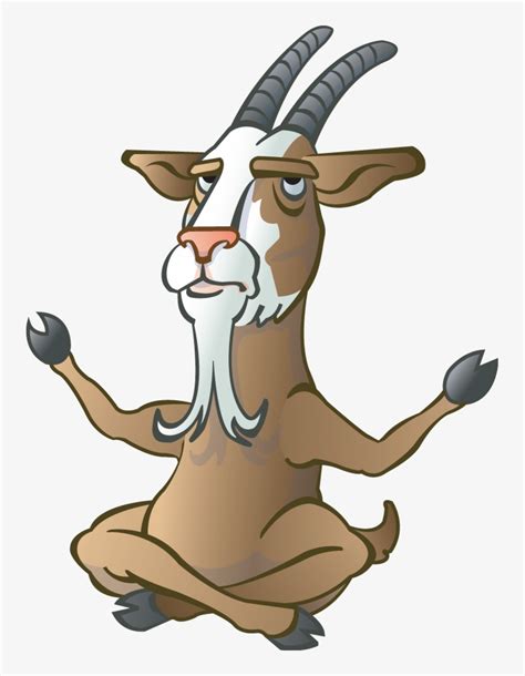 Billy Goat Head Cartoon