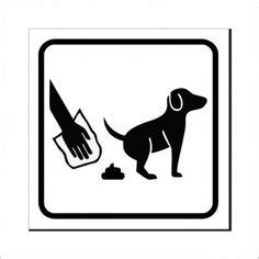 Auf denen ist zu lesen: Hundekot Schild - Bitte keine Tretminen! | Schilder