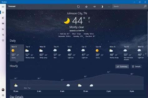 The 7 Best Weather Apps For Windows 10 Onlinetechtips