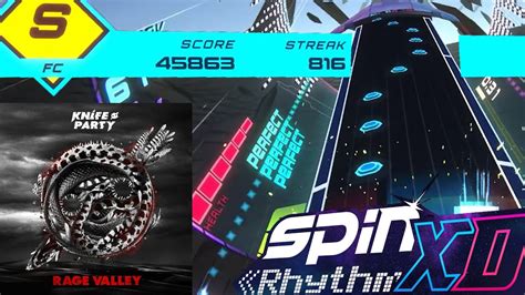 spin rhythm xd centipede by knife party custom chart xd difficulty 3 pfc perfect full