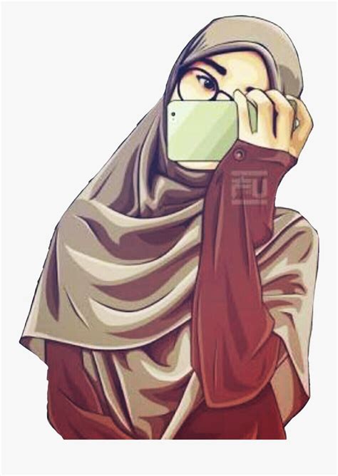 Profile Picture Hijab Girl Cartoon Koreanwibu
