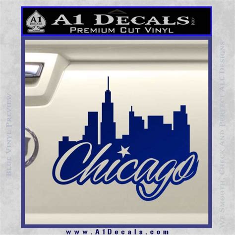 Chicago City Decal Sticker A1 Decals