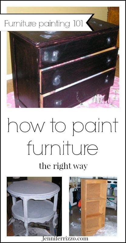 The Best Way To Paint Furniture Jennifer Rizzo