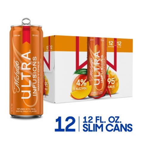 Michelob Ultra Infusions Pomegranate And Agave Light Beer 12 Pk 12 Fl