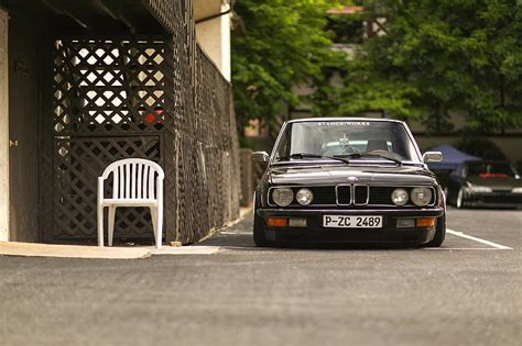 Black Car Bmw Black Stance E28 Hd Wallpaper Wallpaperbetter