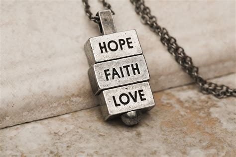 Chapter 13 goes one step further and mentions the three gifts that are common for all christians: Hope Faith Love - 212 west