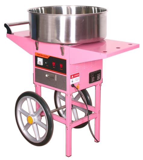 Candy V002 Electric Commercial Cotton Candy Machine And Cart Vivous