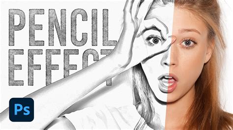 Pencil Sketch Drawing Effect Photoshop Tutorial Infographie