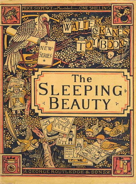 nemfrog walter crane s toy books the sleeping beauty 1876 book coverternet archive