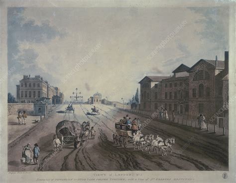 Hyde Park Corner Turnpike London 1790 Stock Image C0451984