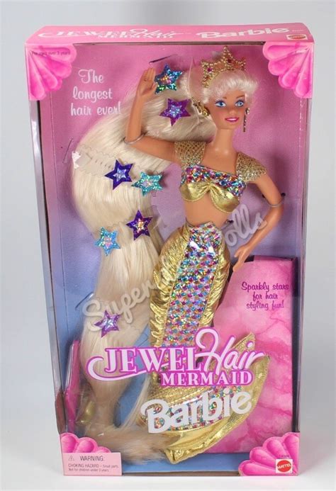1995 Jewel Hair Mermaid Barbie Doll