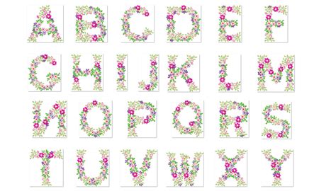 Country Floral Whole Entire Alphabet Garden Flag Monogram Liberty