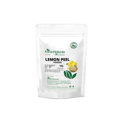 Buy Kerala Naturals Lemon Peel Powder 100 Gm Online At Discounted Price