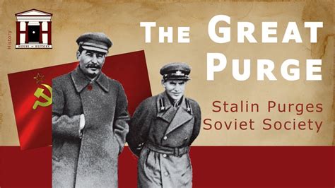 The purge is an absolutely idiotic idea on every conceivable level, and everyone knows it. Stalin's Great Purge | The Great Terror (1932-1940) - YouTube
