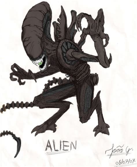 Xenogenesis Alien Scan Colored By Johnspinelli On Deviantart