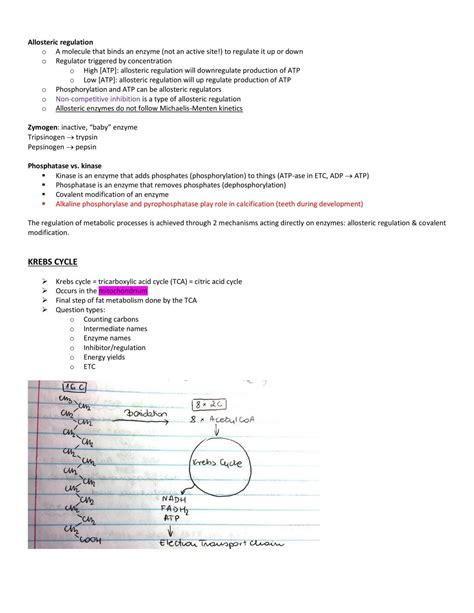 Biochemistry Notes Dbb31022 Biochemistry Unisza Thinkswap