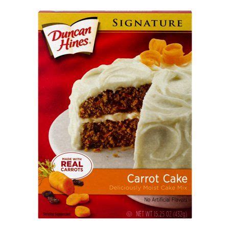 Share your tips & inspirations. Duncan Hines Signature Perfectly Moist Carrot Cake Mix, 15 ...