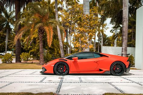 2017 Lamborghini Huracan Vorsteiner Red Mvp Miami Exotic Rentals