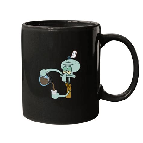 Squidward And His Coffee Coffee Mug Mugs Sold By Gavinrobinson Sku