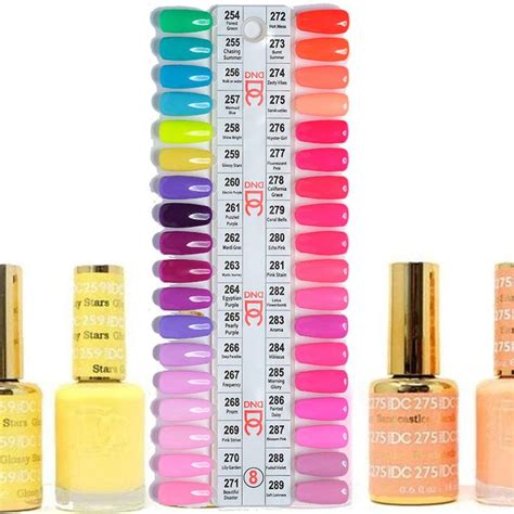 Dnd Dc Swatch Collection Colors Dnd Gel Polish Gel Nail