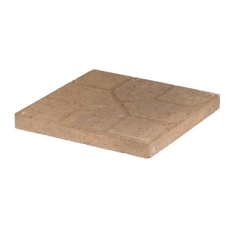 Oldcastle Pinnacle Tanbrown Concrete Patio Stone Common 16 In X 16