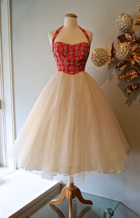 Vintage Dress 1950s Prom Dress Vintage Prom Dress At Xtabay