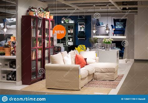 A Sample Of The Interior In IKEA Store, Shop Discount 50% Price Off