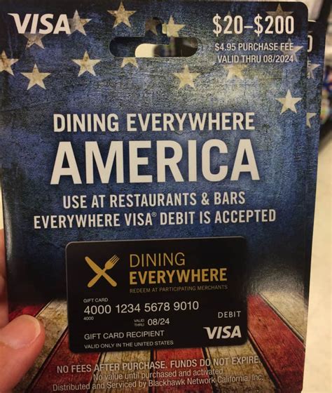 Give the gift of choice with the happy dining gift card. Review: Dining Everywhere Prepaid Visa Card - New Way to ...