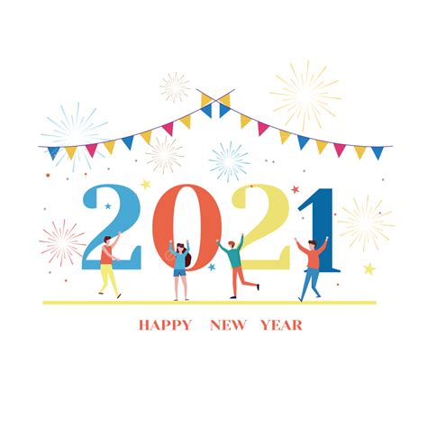 New Year Character Vector Hd Png Images 2021 New Year Character