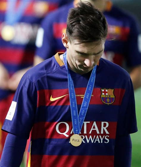 Barcelona Lionel Messi Apologised For Scoring At The 2015 Club World Cup Vs River Plate