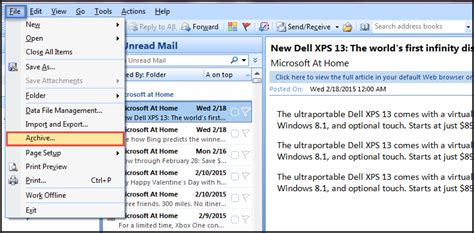 Know How An Outlook File Is Archived Without Having A Pst File Hot My