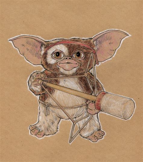 Gizmo From Gremlins In Jason Baroodys Misc Artwork Comic Art Gallery Room