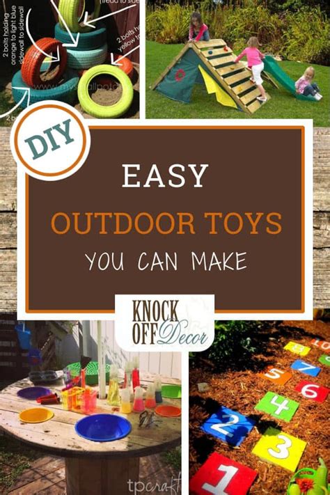 Check out our climbing toy toddler selection for the very best in unique or custom, handmade pieces from our shops. Easy Outdoor Toys You Can Make Today - KnockOffDecor.com