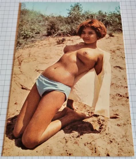 ALTE AK EROTIK Hübsche Frau nackt nude woman Vintage PIN UP Model PicClick