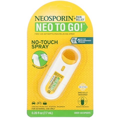 Neosporin Pain Relief Neo To Go First Aid Antisepticpain