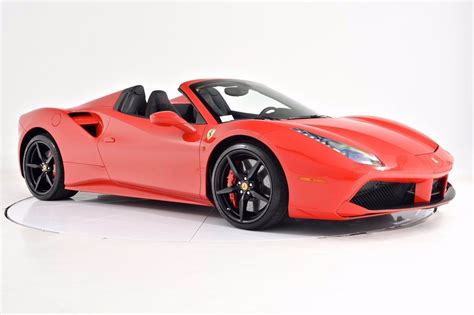 Certified Pre Owned 2018 Ferrari 488 Spider 2d Convertible In Fort