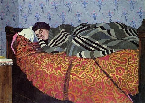 Sleeping Woman Painting Felix Vallotton Oil Paintings