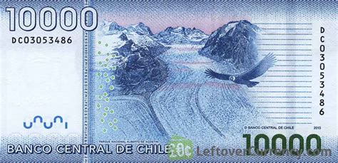 10000 Chilean Pesos Banknote Arturo Prat Exchange Yours For Cash