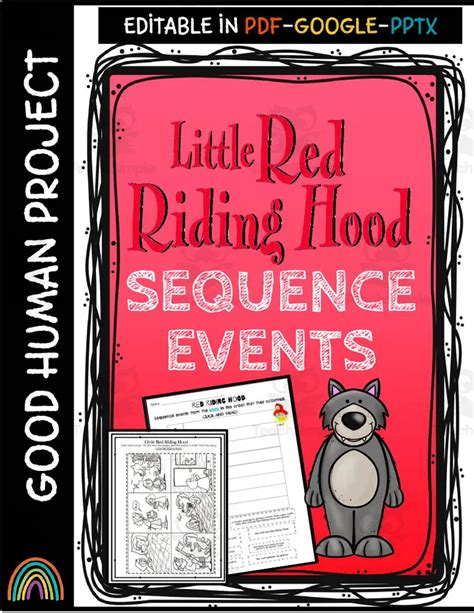 Little Red Riding Hood Sequence Events Activity By Teach Simple