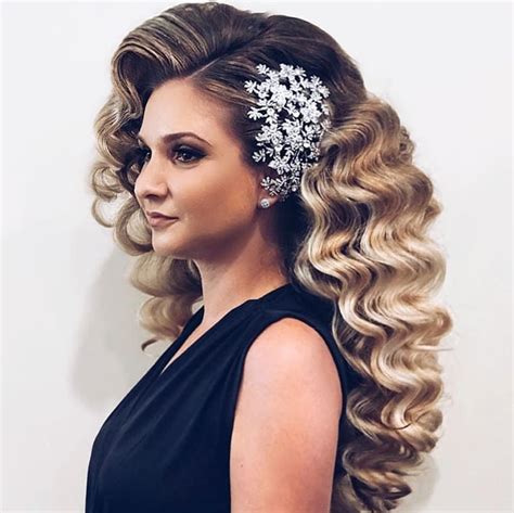 Fabulous Hollywood Bridal Hair Waves By The Master Of Waves Mustafa Avci Accented With A