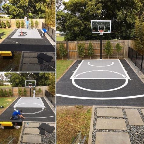 Imagine having a nice outdoor basketball court in your backyard? Cost For Backyard Basketball Court - Modern Design in 2020 ...