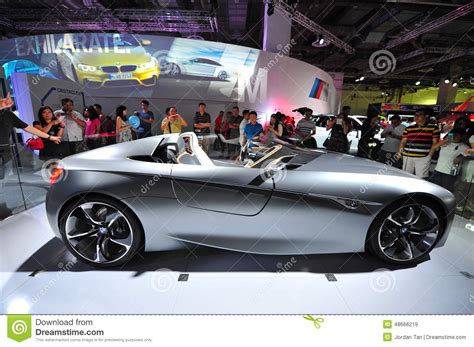 Bmw Vision Connecteddrive Two Seater Sports Car Concept On Display At