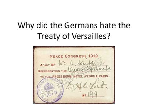 Consequences Of The Treaty Of Versailles By Mrdrcarter Uk Teaching