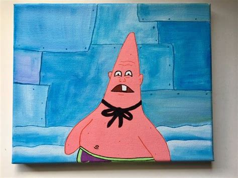 Patrick Star As Pinhead Larry Spongebob Painting In 2020